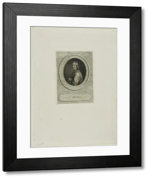 Framed Print : John Dryden, n.d. Creator: Jean-Baptiste de Grateloup Framed Print : John Dryden, n.d. Creator: Jean-Baptiste de Grateloup