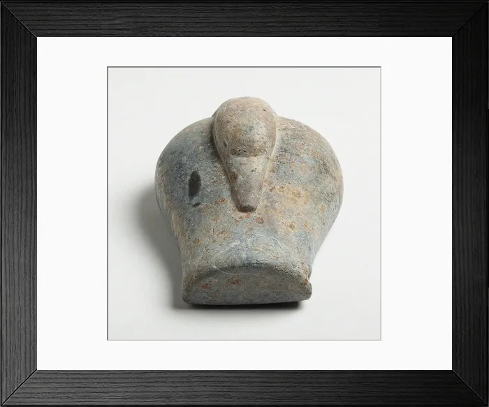 Framed Print : Babylonian stone carved duck, ca 2000 BCE. Creator: Assyrian Art Framed Print : Babylonian stone carved duck, ca 2000 BCE. Creator: Assyrian Art