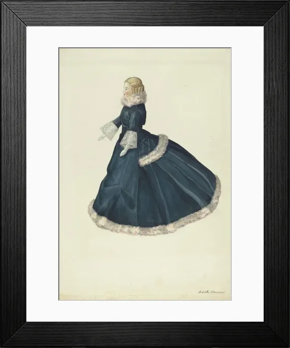Framed Print : Doll - Felicia, 1935 / 1942. Creator: Edith Towner. Doll - Felicia, 1935 / 1942. Creator: Edith Towner Framed Print : Doll - Felicia, 1935 / 1942. Creator: Edith Towner. Doll - Felicia, 1935 / 1942. Creator: Edith Towner