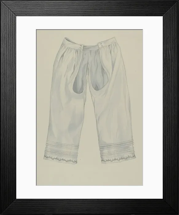 Framed Print : Pantalette, c. 1937. Creator: Edith Towner Framed Print : Pantalette, c. 1937. Creator: Edith Towner