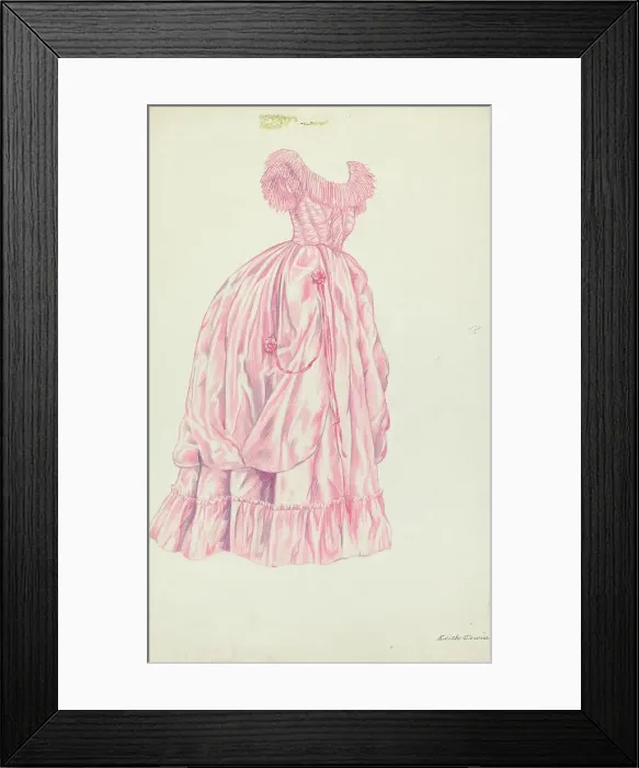 Framed Print : Betrothal Dress, 1935 / 1942. Creator: Edith Towner Framed Print : Betrothal Dress, 1935 / 1942. Creator: Edith Towner
