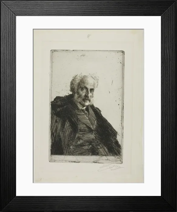 Framed Print : S. Loeb, 1897. Creator: Anders Leonard Zorn Framed Print : S. Loeb, 1897. Creator: Anders Leonard Zorn