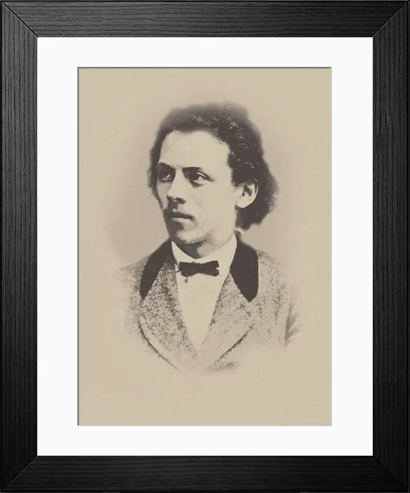 Framed Print : Portrait of the composer Jacob Adolf Hägg (1850-1928). Creator: Anonymous Framed Print : Portrait of the composer Jacob Adolf Hägg (1850-1928). Creator: Anonymous