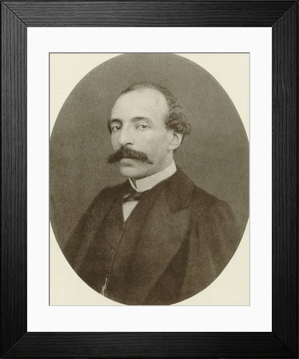 Framed Print : Portrait of the Composer Émile Jonas (1827-1905). Creator: Anonymous Framed Print : Portrait of the Composer Émile Jonas (1827-1905). Creator: Anonymous