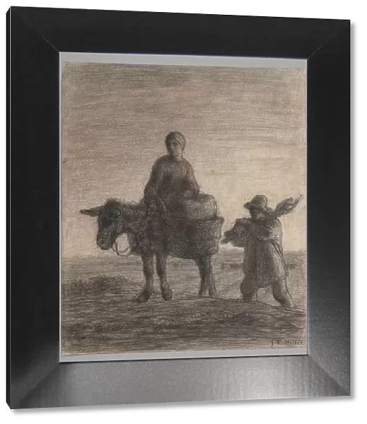 The Departure for Work, 1857. Creator: Jean Francois Millet