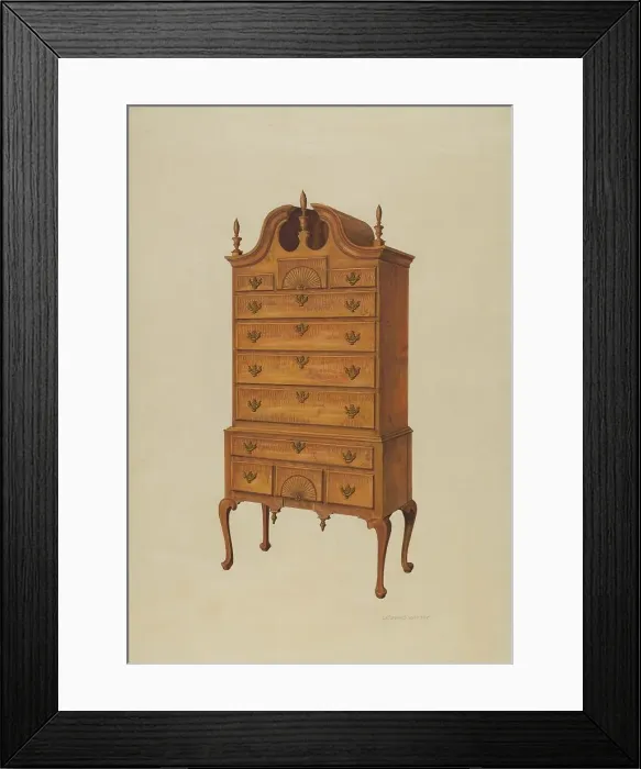 Framed Print : Highboy, c. 1939. Creator: Leonard Battee