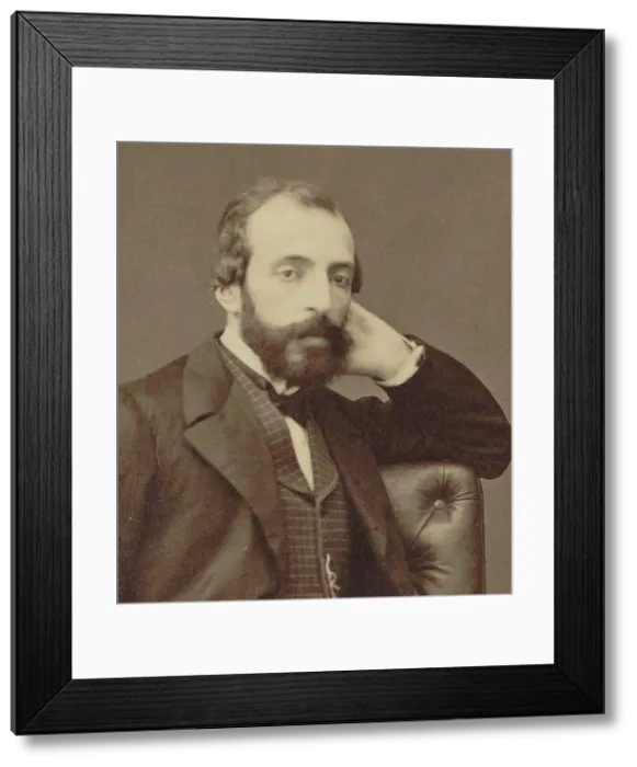 Framed Print : Portrait of the Composer Émile Jonas (1827-1905), 1864. Creator: Petit, Pierre (1598-1677) Framed Print : Portrait of the Composer Émile Jonas (1827-1905), 1864. Creator: Petit, Pierre (1598-1677)
