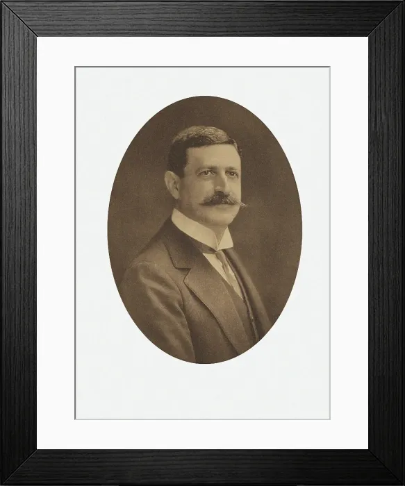 Framed Print : Portrait of the composer Fernand Halphen (1872-1917), 1910s. Creator: Anonymous Framed Print : Portrait of the composer Fernand Halphen (1872-1917), 1910s. Creator: Anonymous