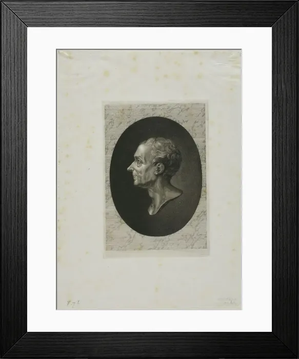 Framed Print : Montesquieu, n.d. Creator: Jean-Baptiste de Grateloup