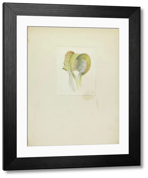 Framed Print : Bonnet, c. 1940. Creator: Jessie M. Benge