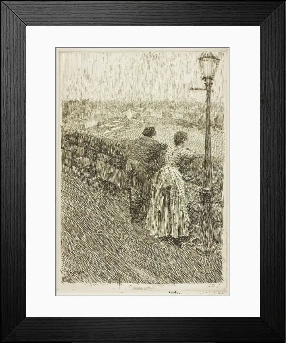 Framed Print : Fisherman at Saint Ives, 1891. Creator: Anders Leonard Zorn Framed Print : Fisherman at Saint Ives, 1891. Creator: Anders Leonard Zorn