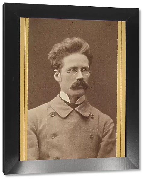 Portrait of the composer Pekka Juhani Hannikainen (1854-1924), 1870s. Creator: Photo studio C. A. Hårdh, Helsingfors