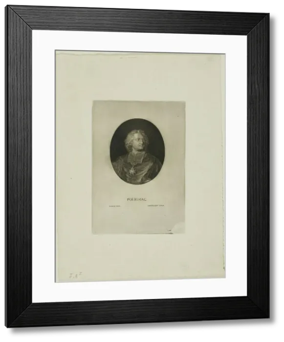 Framed Print : Melchior de Polignac, Cardinal, n.d. Creator: Jean-Baptiste de Grateloup Framed Print : Melchior de Polignac, Cardinal, n.d. Creator: Jean-Baptiste de Grateloup