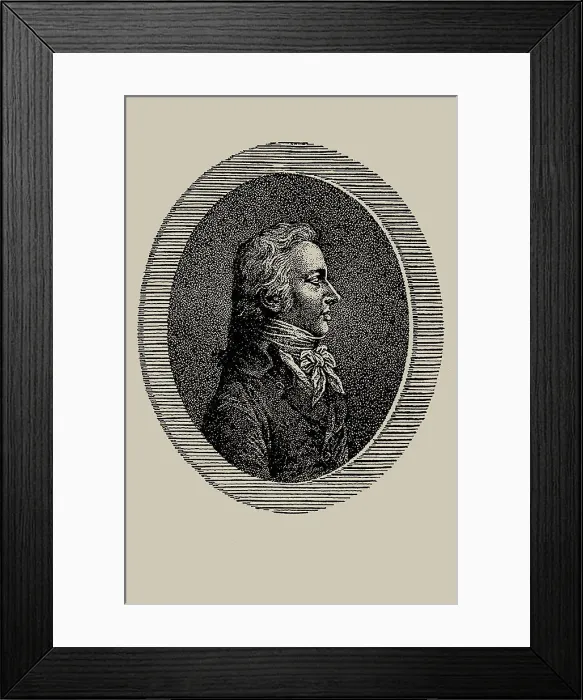 Framed Print : Portrait of the violinist and composer Peter Hänsel (1771-1831). Creator: Pfeiffer, Carl Hermann (1769-1829) Framed Print : Portrait of the violinist and composer Peter Hänsel (1771-1831). Creator: Pfeiffer, Carl Hermann (1769-1829)
