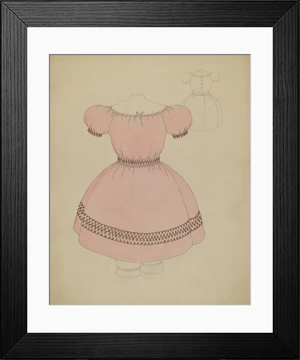 Framed Print : Boy's Dress, c. 1936. Creator: Doris Beer Framed Print : Boy's Dress, c. 1936. Creator: Doris Beer