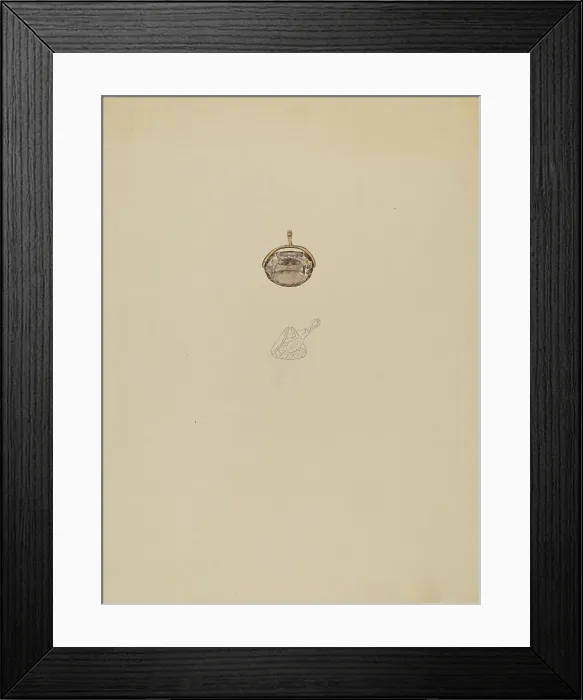 Framed Print : Charm for Watch Chain, c. 1936. Creator: Doris Beer Framed Print : Charm for Watch Chain, c. 1936. Creator: Doris Beer