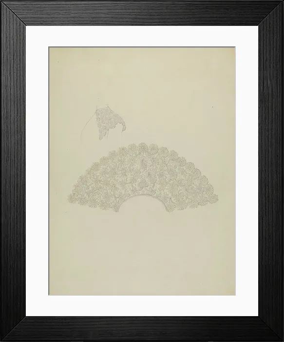 Framed Print : Child's Collar, c. 1936. Creator: Doris Beer Framed Print : Child's Collar, c. 1936. Creator: Doris Beer