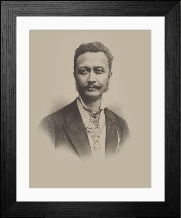 Framed Print : Portrait of pianist and composer Géza Zichy (1849-1924), c. 1900. Creator: Anonymous Framed Print : Portrait of pianist and composer Géza Zichy (1849-1924), c. 1900. Creator: Anonymous