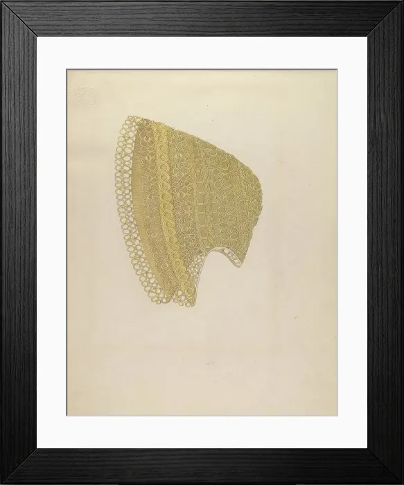 Framed Print : Bonnet, c. 1937. Creator: Doris Beer Framed Print : Bonnet, c. 1937. Creator: Doris Beer