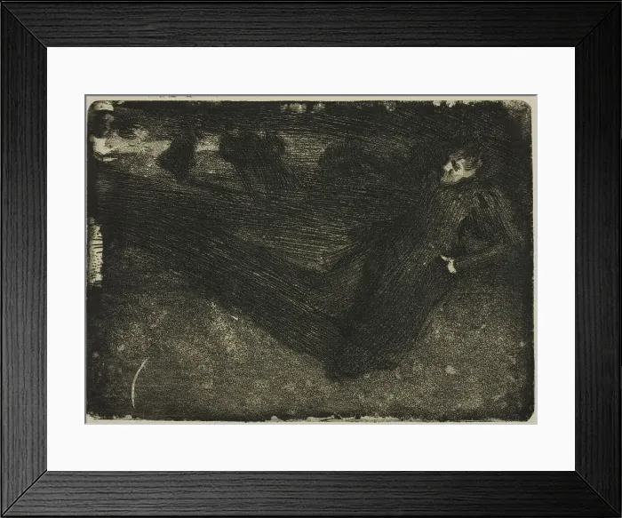 Framed Print : On the Ice, 1898. Creator: Anders Leonard Zorn Framed Print : On the Ice, 1898. Creator: Anders Leonard Zorn