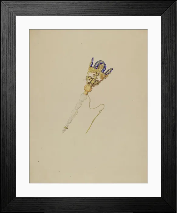 Framed Print : Bouquet Holder, c. 1936. Creator: Doris Beer Framed Print : Bouquet Holder, c. 1936. Creator: Doris Beer