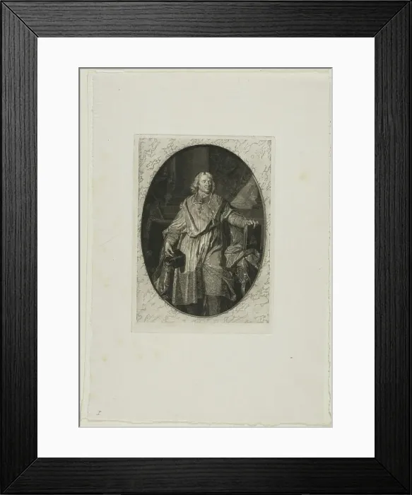 Framed Print : J-B. Bossuet: Standing, n.d. Creator: Jean-Baptiste de Grateloup Framed Print : J-B. Bossuet: Standing, n.d. Creator: Jean-Baptiste de Grateloup