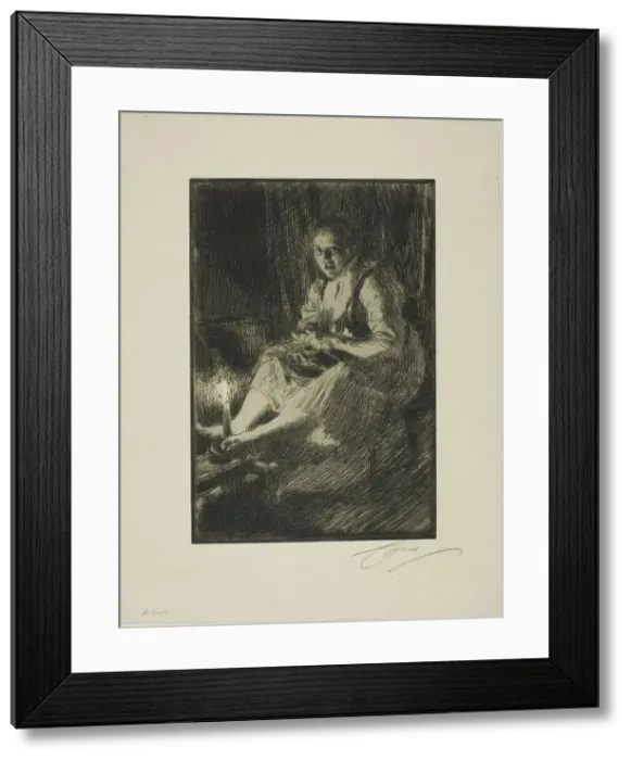Framed Print : Ida, 1905. Creator: Anders Leonard Zorn Framed Print : Ida, 1905. Creator: Anders Leonard Zorn