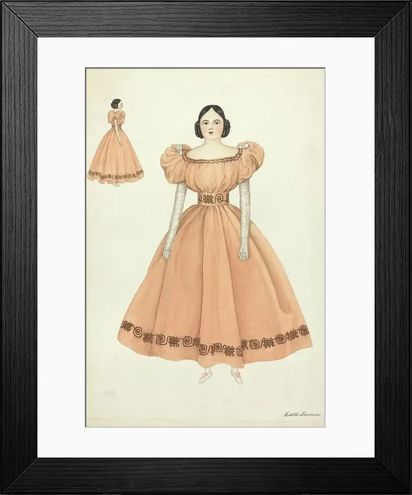 Framed Print : Doll: Rachel, 1935 / 1942. Creator: Edith Towner. Doll: Rachel, 1935 / 1942. Creator: Edith Towner Framed Print : Doll: Rachel, 1935 / 1942. Creator: Edith Towner. Doll: Rachel, 1935 / 1942. Creator: Edith Towner