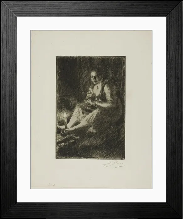 Framed Print : Ida, 1905. Creator: Anders Leonard Zorn Framed Print : Ida, 1905. Creator: Anders Leonard Zorn