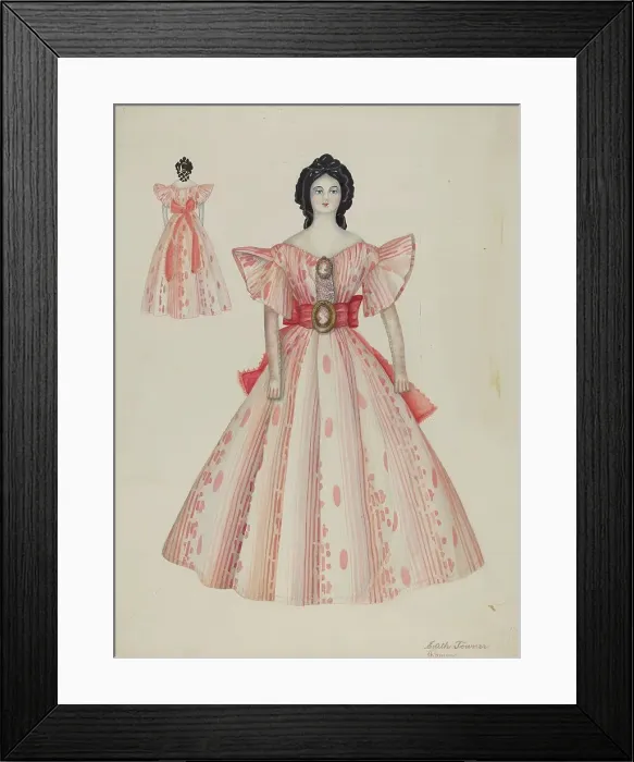Framed Print : Doll - Eugenia, c. 1939. Creator: Edith Towner. Doll - Eugenia, c. 1939. Creator: Edith Towner Framed Print : Doll - Eugenia, c. 1939. Creator: Edith Towner. Doll - Eugenia, c. 1939. Creator: Edith Towner
