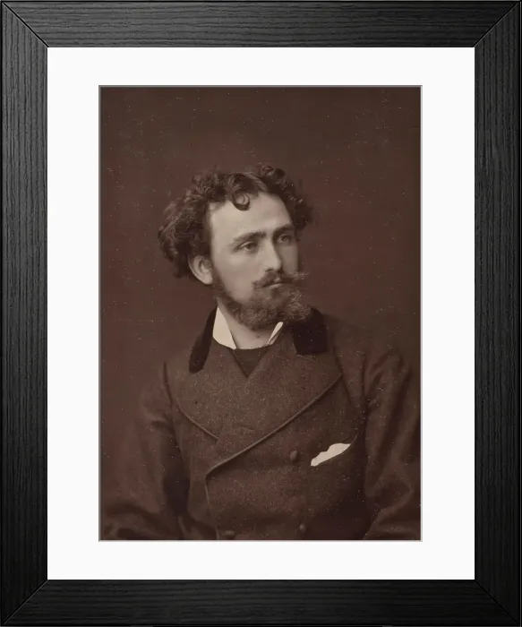 Framed Print : Portrait of Eugene Delacroix (1798-1863). Creator: Anonymous Framed Print : Portrait of Eugene Delacroix (1798-1863). Creator: Anonymous