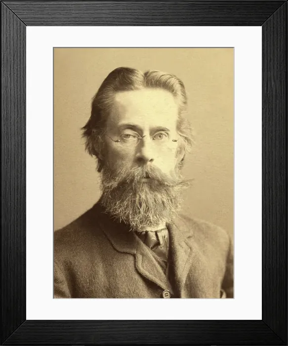 Framed Print : Portrait of the composer Heinrich von Herzogenberg (1843-1900). Creator: Anonymous Framed Print : Portrait of the composer Heinrich von Herzogenberg (1843-1900). Creator: Anonymous