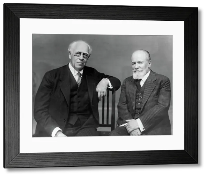 Framed Print : Konstantin Stanislavsky and Vladimir Nemirovich-Danchenko, 1910s. Creator: Anonymous Framed Print : Konstantin Stanislavsky and Vladimir Nemirovich-Danchenko, 1910s. Creator: Anonymous