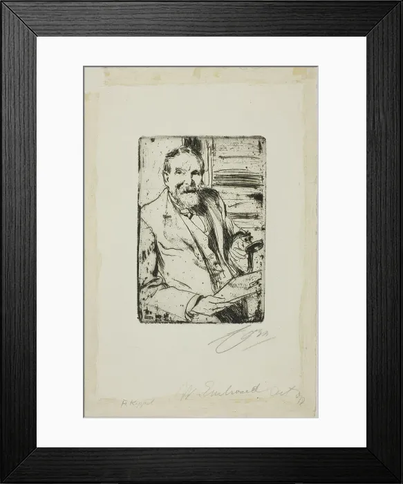 Framed Print : Frederick Keppel II, 1898. Creator: Anders Leonard Zorn Framed Print : Frederick Keppel II, 1898. Creator: Anders Leonard Zorn