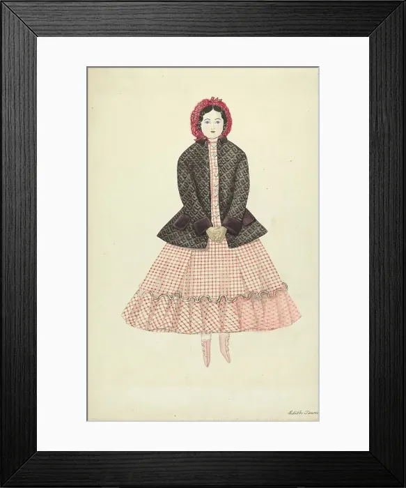 Framed Print : Doll: Flora Richardson, 1935 / 1942. Creator: Edith Towner. Doll: Flora Richardson, 1935 / 1942. Creator: Edith Towner Framed Print : Doll: Flora Richardson, 1935 / 1942. Creator: Edith Towner. Doll: Flora Richardson, 1935 / 1942. Creator: Edith Towner