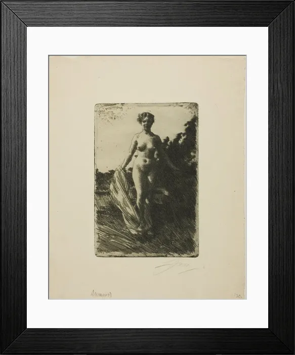 Framed Print : Summer, 1907. Creator: Anders Leonard Zorn Framed Print : Summer, 1907. Creator: Anders Leonard Zorn