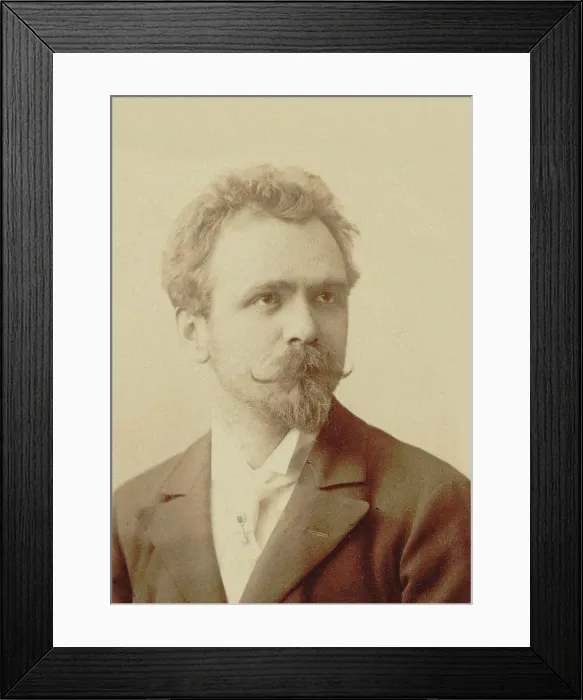 Framed Print : Portrait of the violinist and composer Jenö Hubay (1858-1937), 1893. Creator: Goszleth, Istvan (1850-1913) Framed Print : Portrait of the violinist and composer Jenö Hubay (1858-1937), 1893. Creator: Goszleth, Istvan (1850-1913)