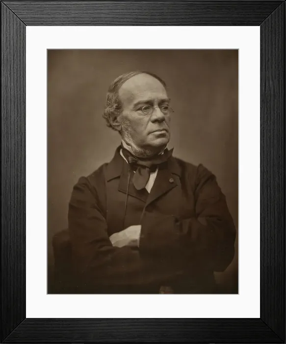 Framed Print : Portrait of the composer Jacques Fromental Halévy (1799-1862), ca 1860. Creator: Carjat, Étienne (1828-1906) Framed Print : Portrait of the composer Jacques Fromental Halévy (1799-1862), ca 1860. Creator: Carjat, Étienne (1828-1906)