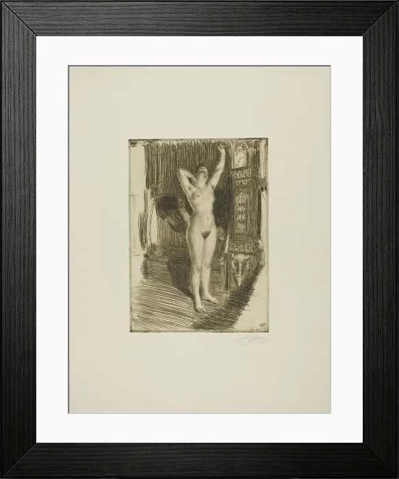 Framed Print : Early, 1914. Creator: Anders Leonard Zorn Framed Print : Early, 1914. Creator: Anders Leonard Zorn