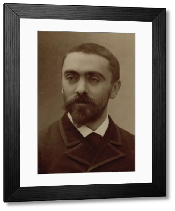 Framed Print : Portrait of the composer Georges Hüe (1858-1948), c. 1895. Creator: Photo studio Nadar Framed Print : Portrait of the composer Georges Hüe (1858-1948), c. 1895. Creator: Photo studio Nadar