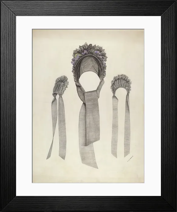 Framed Print : Hat, c. 1937. Creator: Lucien Verbeke Framed Print : Hat, c. 1937. Creator: Lucien Verbeke