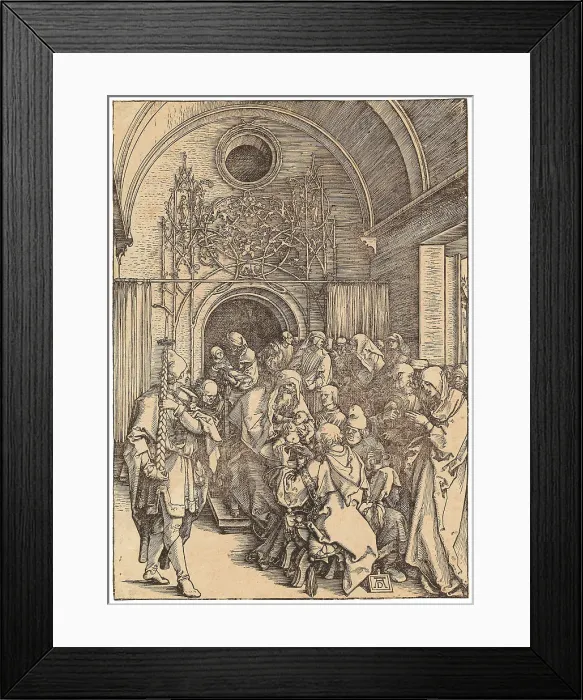 Framed Print : The circumcision of Christ, from The Life of the Virgin, c. 1505. Creator: Dürer, Albrecht (1471-1528) Framed Print : The circumcision of Christ, from The Life of the Virgin, c. 1505. Creator: Dürer, Albrecht (1471-1528)