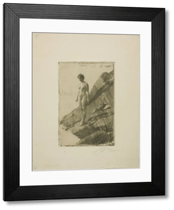Framed Print : Edö, 1907. Creator: Anders Leonard Zorn Framed Print : Edö, 1907. Creator: Anders Leonard Zorn