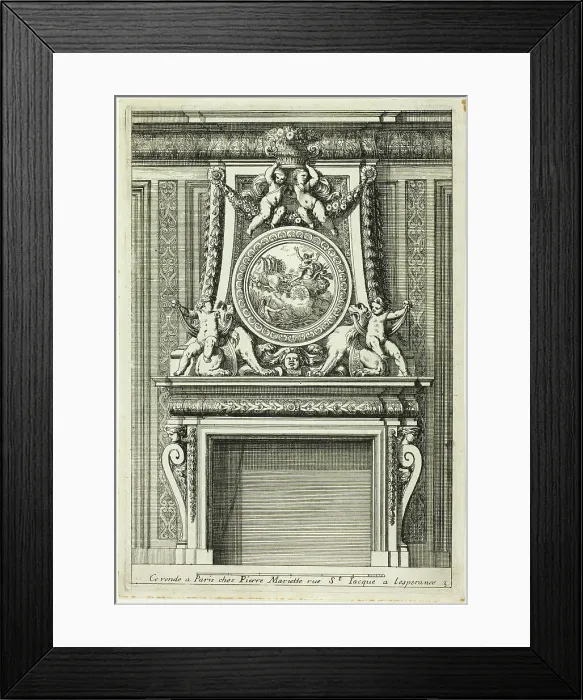 Framed Print : Chimneys in the Italian Manner, c. 1665. Creator: Jean le Pautre Framed Print : Chimneys in the Italian Manner, c. 1665. Creator: Jean le Pautre