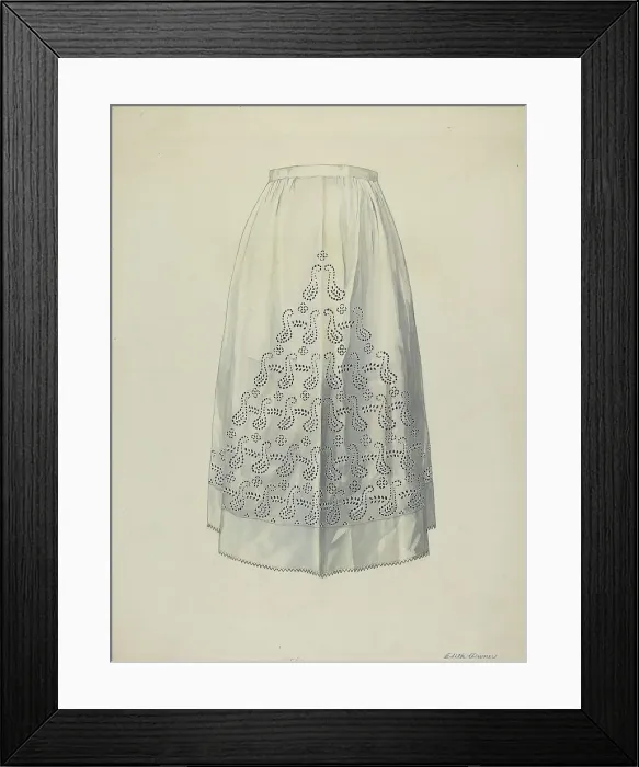Framed Print : Petticoat, c. 1937. Creator: Edith Towner Framed Print : Petticoat, c. 1937. Creator: Edith Towner
