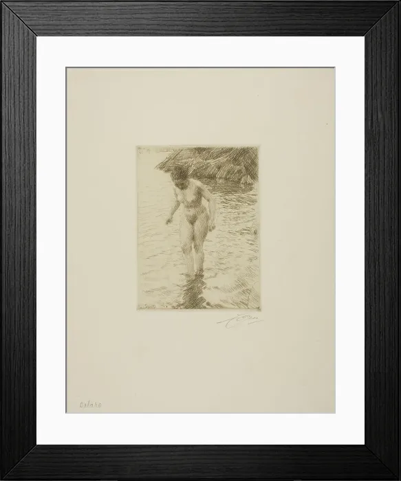 Framed Print : Dalarö, 1915. Creator: Anders Leonard Zorn Framed Print : Dalarö, 1915. Creator: Anders Leonard Zorn