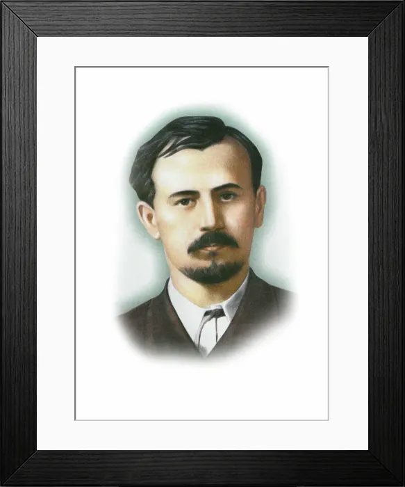 Framed Print : Portrait of the composer Mykola Leontovych (1877-1921), 20th century. Creator: Anonymous Framed Print : Portrait of the composer Mykola Leontovych (1877-1921), 20th century. Creator: Anonymous