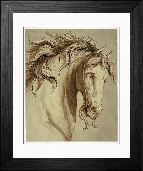 Framed Print : Study for Sculpture of William III, n.d. Creator: John Michael Rysbrack Framed Print : Study for Sculpture of William III, n.d. Creator: John Michael Rysbrack