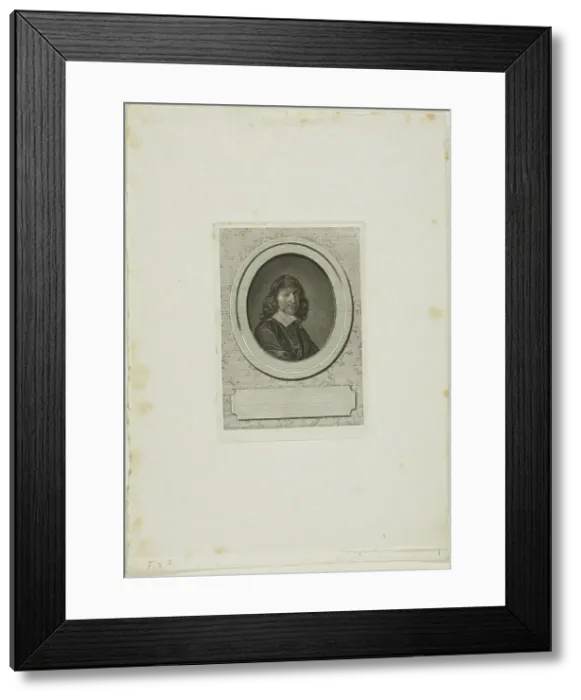 Framed Print : Descartes, n.d. Creator: Jean-Baptiste de Grateloup Framed Print : Descartes, n.d. Creator: Jean-Baptiste de Grateloup