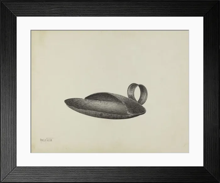Framed Print : Creamer Skimmer, c. 1941. Creator: Amelia Tuccio Framed Print : Creamer Skimmer, c. 1941. Creator: Amelia Tuccio